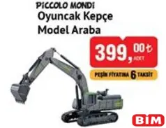 PİCCOLO MONDİ OYUNCAK KEPÇE MODEL ARABA